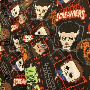 Halloween Horror Nights Button Up Medium HHN 31 Short Sleeve Shirt